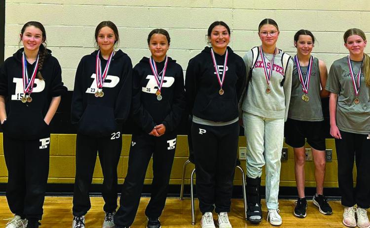 Post Junior High competes at district meet