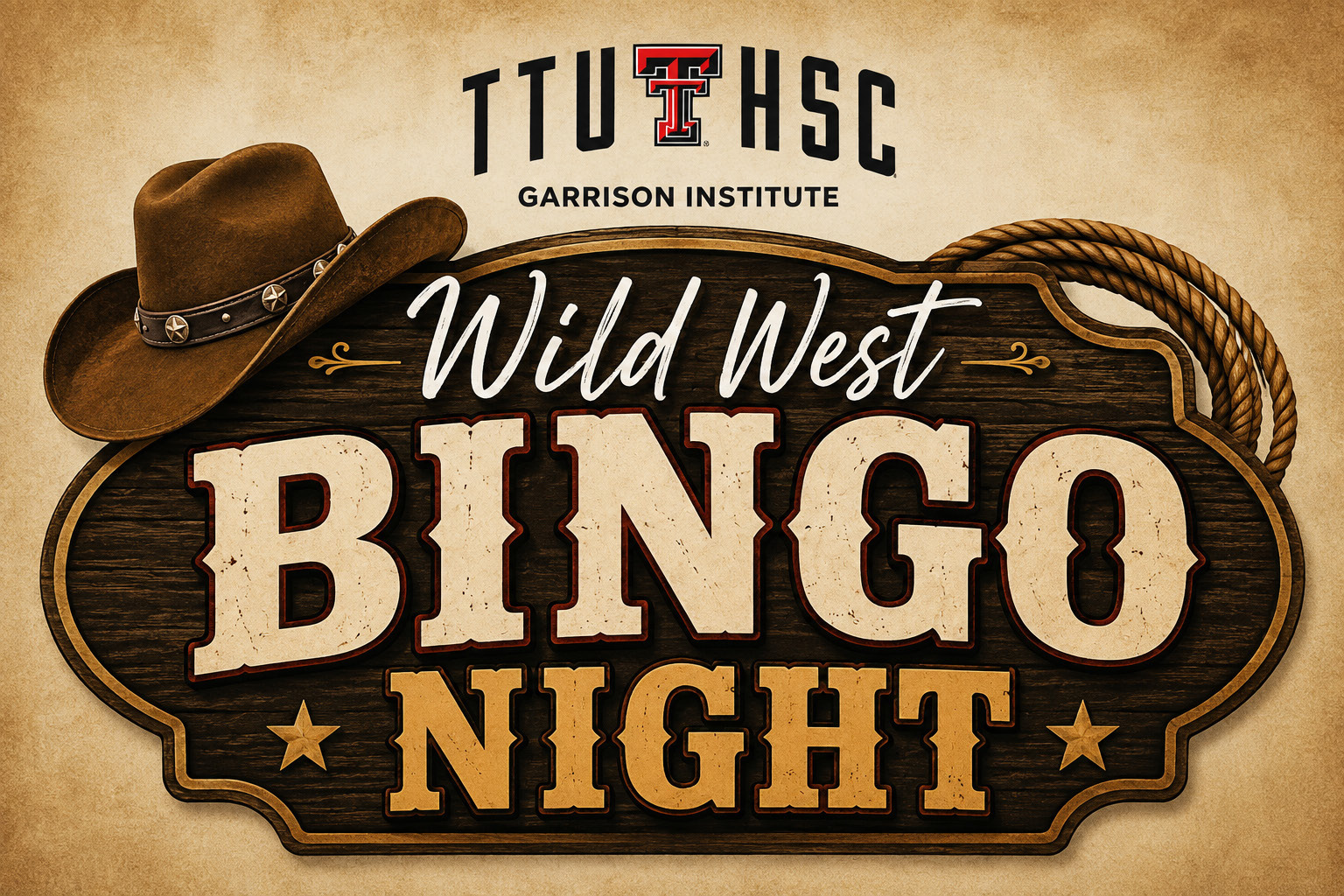 BINGO NIGHT The TTUHSC Garrison Institute on Aging will host Wild West Bingo Night from 5 to 7 p.m. Tuesday, Sept. 1, at the Trail Blazers Senior Center. | POST DISPATCH