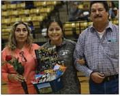 Aneliz Alaniz escorted by: Guille and Benito Alaniz