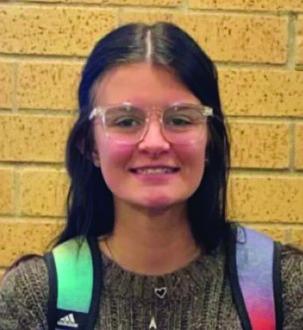 Alika Flowers is the senior Student of the Month.