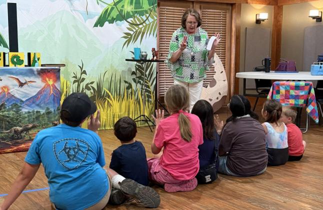 SUMMER READING Post Librarian Pam Humble welcomed children to the Summer Reading Program at Heritage House on June 9. | STEPHANIE ALLEN