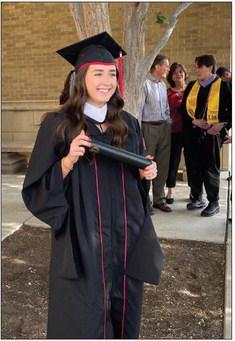 GRADUATE Lauren Record Swindle, a 2016 graduate of Post High School, recently received her Master’s degree in Arts Interdisciplinary Studies from Texas Tech University. Laura works as the lead academic advisor atTech. She lives in Lubbock with her husband Sam Swindle. Her parents are Mark Record, Justiceburg, TX, and Kristine Record, Phoenix, AZ. | PHOTO PROVIDED