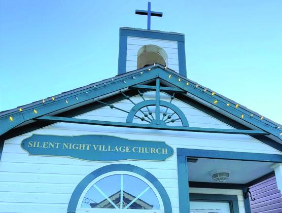 Silent Night Village Church is one of the first buildings as you enter the park. During Light Up Post, the park will be open from 10 a.m. - 3 p.m. Staff Photo