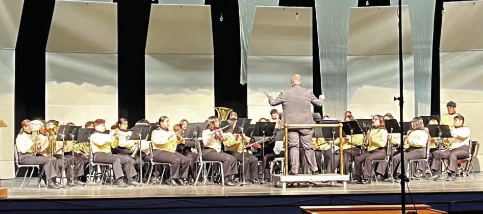 EXCELLENT, SUPERIOR, The Post Band competed at the UIL Region 16 Concert and Sight-Reading Contest in Plainview. The band received a Division II “Excellent” rating for their stage performance to help continue to grow and improve. In Sight Reading the band received straight Division I“Superior”ratings from all three judges, earning a Division I trophy for their performance. | COURTESY PHOTO