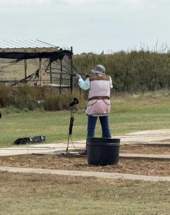 Janie Porter of Sweetwater, Texas attends the Monk Palmer Shoot every year.