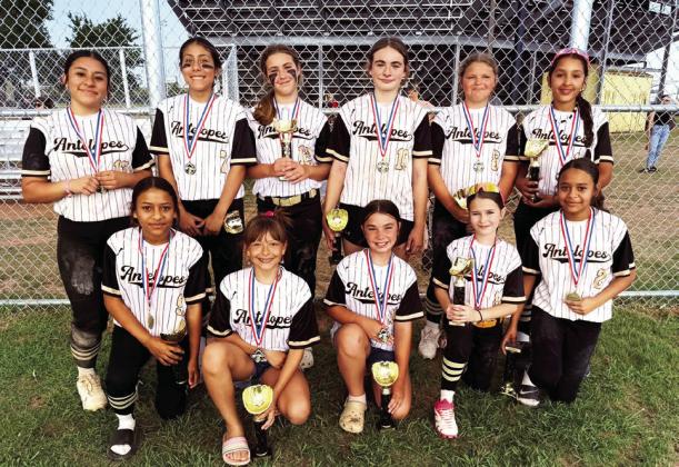 11/12 SOFTBALL Back Row: Ysabel Rivera, Kinley Gomez, Olivia Abraham, Davey Gomez, Lync Lott, and Maylen Mendez. Front Row: Dez’aniah Toudle, Lexie Arredondo, Halle Guthrie, Leeah Hewlett, and Zam’mariah. | COURTESY PHOTO