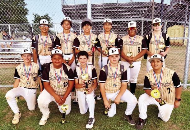 JR BASEBALL Back Row: Victor Arellano, Hayden Clay, Camilo Martinez, Bryan Soria, Kaden Montanez, and Crue Gray. Front Row: Oakley Strawn-Cash, Keylon Hall, Noah Sanchez, Cooper Thomas, and Marco Mendez. | COURTESY PHOTO