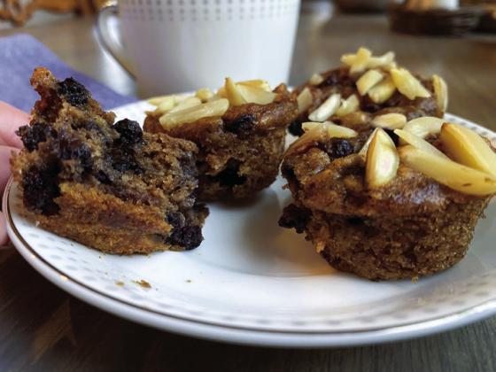 BLUEBERRY-OAT MUFFINS are heavy with nutrition.There is no messing around with these ‘better-than-prepackaged goods’that claim to be healthy. | ANGELINA LaRUE PHOTO