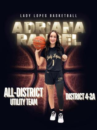 ADRIANA RANGEL ALL-DISTRICT 4-2A UTILITY TEAM