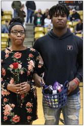 Isaiah Crawford escorted by: Denise Crawford