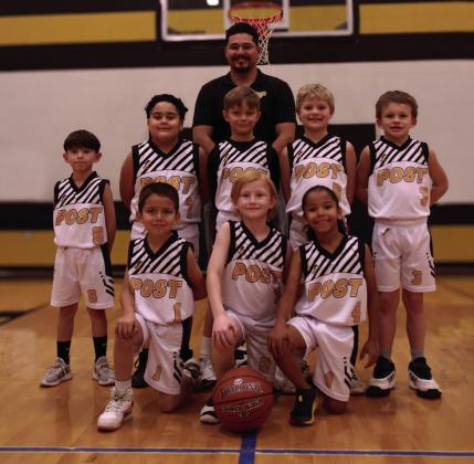 Boys 1st/2nd Coach Zack Sanchez, Sponsor TSR Construction, and players Brody Duncan Jr., Jackson Donahoo, Luke Kirkpatrick, Traevion Sturdivant, Bronx Lott, Jameson Bishop, John Michael Soto, and Cristian Sanchez. | WHITNEY DORSETT PHOTOS