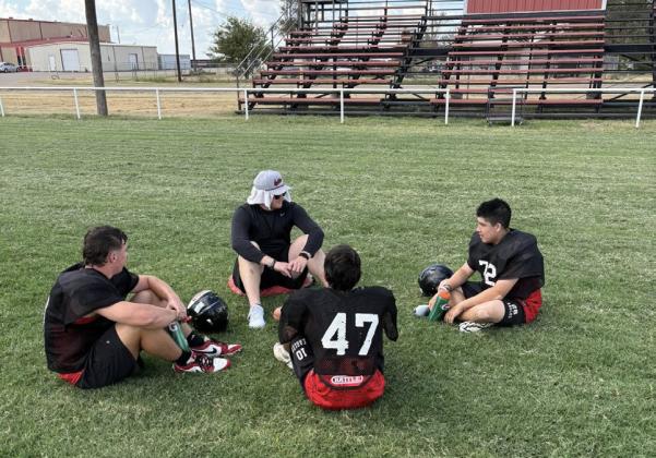 REAL TALK Southland football team started “Real Talk Wednesday,” Aug. 20. The players and coaches split into small groups to discuss a topical theme. This week’s theme, “Life is not about me.” | COURTESY PHOTO