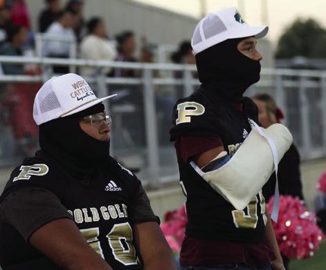 Season ending injuries for #50 Bryan Saucedo and #33