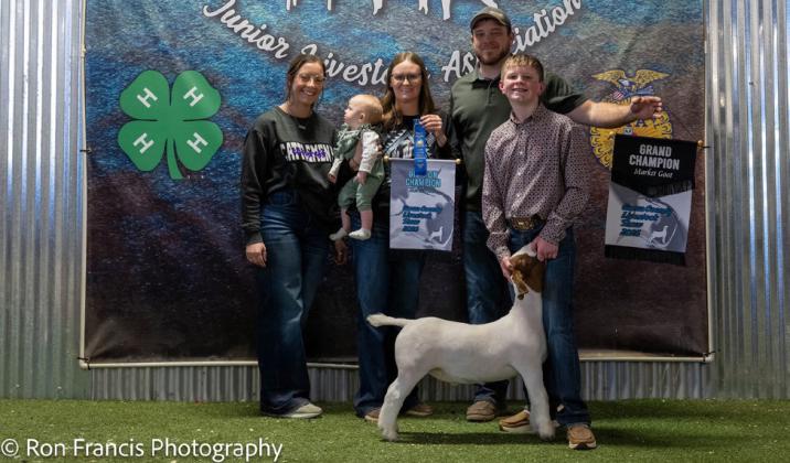 GRAND CHAMPION HEAVY GOAT AARON BROOKS