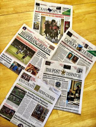 A BOOST FOR LOCAL NEWS provided by a selective nationwide grant will soon help the Paragraph Ranch LLC family of weekly newspapers cover your communities more thoroughly. | STAFF PHOTO
