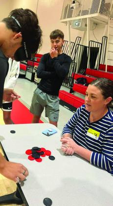 SOUTHLAND STUDENTS Program coordinator, Ben Harper, with Watch UR BAC, was at Southland ISD Tuesday, October 22, providing alcohol, vaping, and fentanyl education with help from Garza County Texas A&amp;amp;M AgriLife agents Danya Peterson and Xane Reiter. The program was presented to the 10-12th graders to bring awareness to the dangers of alcohol, impaired driving, and drug use. The hands-on experiences provided a great learning opportunity for everyone. | COURTESY PHOTOS