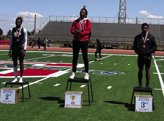 REGIONAL QUALIFIER, Keyandre Lopez-Jefferson placed 2 with the Triple Jump at 41-00.50 and placed 4 with the Long Jump at 19-03.00. | ABIGAIL RODRIGUEZ PHOTO