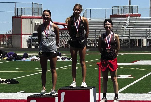 REGIONAL QUALIFIER from Southland ISD, Kyleen Garcia with the 3200m Run at 13:54. | COURTESY PHOTO