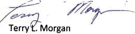 Morgan announces his decision not to seek reelection