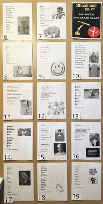ARTWORK created by Post Elementary School students for the museum’s Black History Month contest was displayed for public voting. | POST DISPATCH