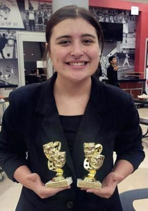 NATIONALS SECURED Khloe Smith earned her national berth in Dramatic Interpretation after qualifying through the NSDA Endless Horizon District competition. | COURTESY PHOTO