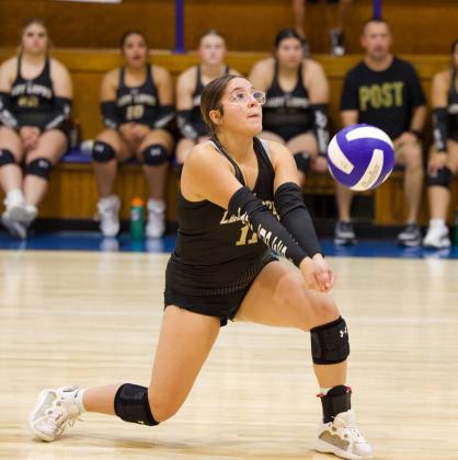 The Post Lady Lopes played in Knox City last week.