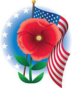 BUDDY POPPY TRIBUTE A bright red Buddy Poppy, the official memorial flower of the Veterans of Foreign Wars since 1922, is a symbol of honoring fallen service members and supporting living veterans. | COURTESY IMAGE