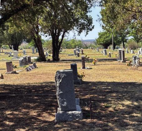 HEADSTONE CONDITION Shifting soil has left several headstones leaning in the Post Cemetery, creating visible changes to the historic burial grounds. | COURTESY PHOTO