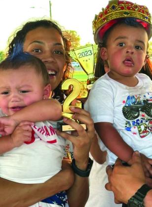 Ledger Walls was crowned the winner of the boys walking to 2 years-old category, and Grayson Greathouse was second.