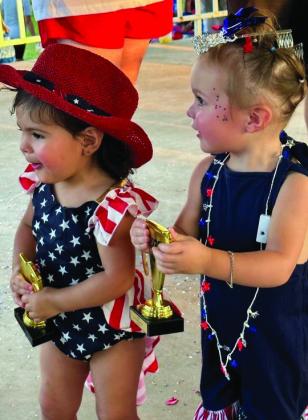 Winner of Little Miss Firecracker (Walking to 2) was Brynleigh Cartier. Amelia Rodriquez took second place. The Post Dispatch was the sponsor for the Little Miss and Mr. Firecracker pageant.