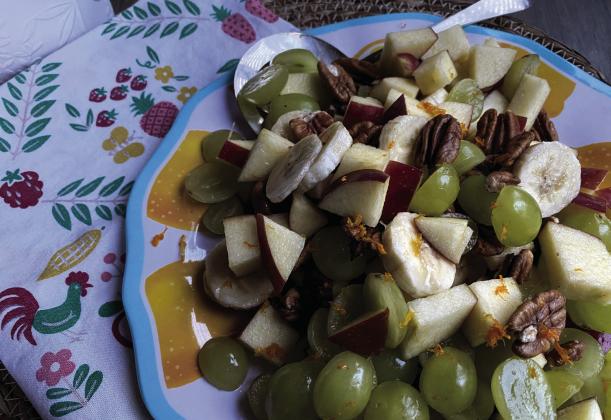 Sweet summer fruit salad