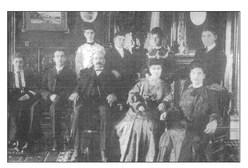 FAMILY OF EIGHT W. E. and Hattie Connell’s family grew to a family of eight after their move to Midland in 1886. | CONNELL MANAGEMENT LLC PHOTO