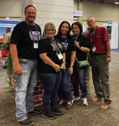 Last week, City Manager Rhett Parker, along with city employees Pamela Atkinson, Susan Collazo, Meg Nelson, and Eddie Pitts, attended the Texas Municipal League annual conference last week in Dallas. PHOTO PROVIDE