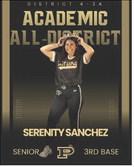 SERENITY SANCHEZ Academic All District