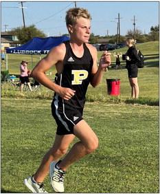FRESHMAN, CARTER PETTY at the LCU Rust Buster Relays. | PHOTO PROVIDED.