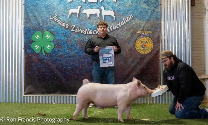 RESERVE BREED CHAMPION YORK SWINE ZACHARY GAYDOS