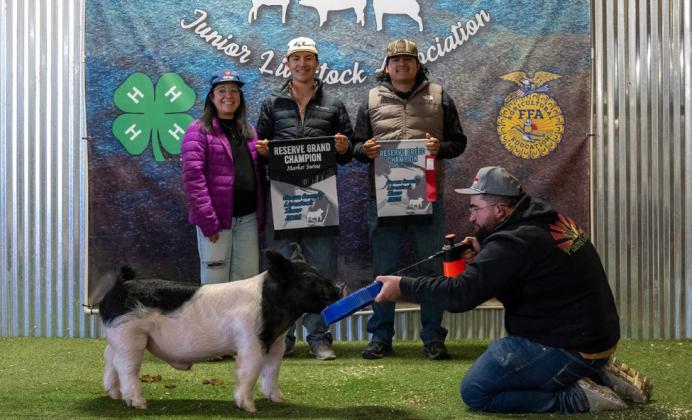 RESERVE GRAND CHAMPION SWINE MYLES RODRIGUEZ