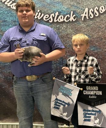 GRAND CHAMPION RABBIT ZACHARY GAYDOS