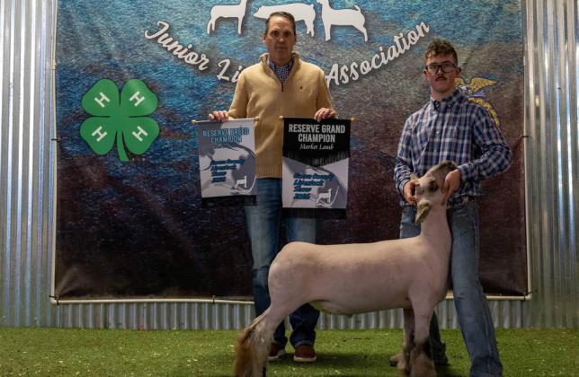 RESERVE GRAND CHAMPION LAMB KODY OSBORN
