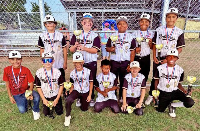 11/12 BASEBALL Back Row: Aidan Castro, Cooper Britton, Michael Martinez, Leslie White III, and Juan Gomez. Front Row: Salador Rodriguez, Rody Howard, Jorge Torres, Rafeal Trinidad, Levi Walkup, and Jkayden Woodard. | COURTESY PHOTO