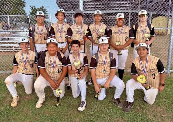 JUNIOR BASEBALL Back Row: Victor Arellano, Hayden Clay, Camilo Martinez, Bryan Soria, Kaden Montanez, and Crue Gray. Front Row: Oakley Strawn-Cash, Keylon Hall, Noah Sanchez, Cooper Thomas, and Marco Mendez. | COURTESY PHOTO