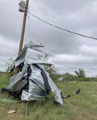 WEATHER WOES Garza County residents suffered a range of problems brought on by severe thunderstorms, wind and hail last week. | COURTESY PHOTOS