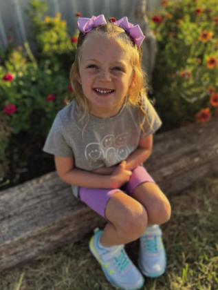 Mavery Mason started Homeschool Kindergarten on Monday. | COURTESY PHOTO