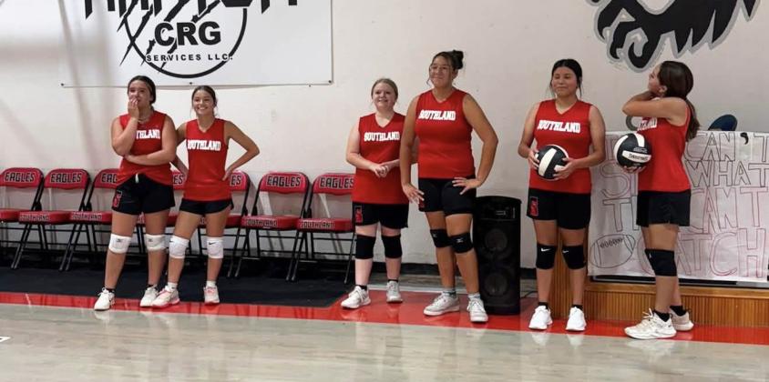 SEASON BEGINS The Southland Lady Eagles returned to the court this week for the start of preseason volleyball practice. | COURTESY PHOTO