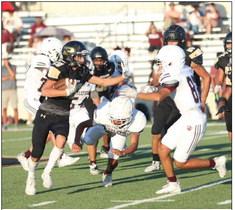 The Bold Gold JV took a 49-20 win over Littlefield JV at home on Thursday! The JV is now undefeated for the season. They will be on the road thisThursday at Abernathy with kickoff scheduled for 6 p.m. ABIGAIL RODRIGUEZ PHOTO