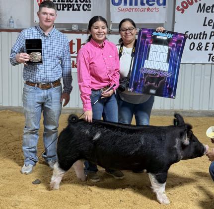 RESERVE CHAMPION SWINE JAZLYNN SANCHEZ