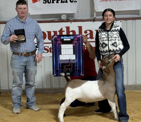 RESERVE CHAMPION GOAT OWYN COLE
