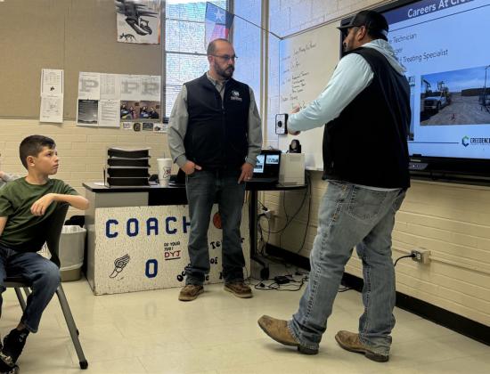 POST MIDDLE SCHOOL students engaged with local professionals during the annual Career Expo, with community guests Credence Energy Engineers, District Attorney Annaya Clarkson, Realtor Jennifer Hudman, and Financial Advisor Joey Pierce sharing insights about their careers with eager students exploring future pathways. | COURTESY PHOTOS