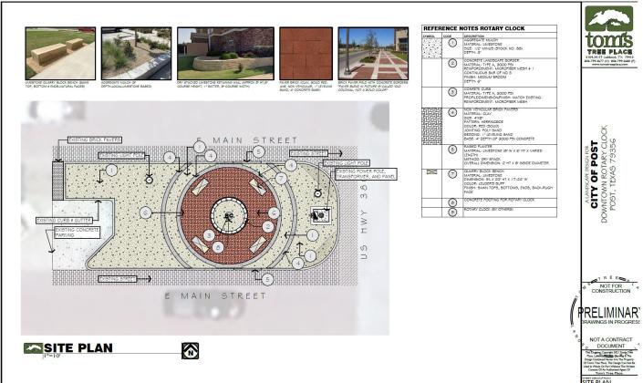 Rotary Clock to anchor East downtown in Post