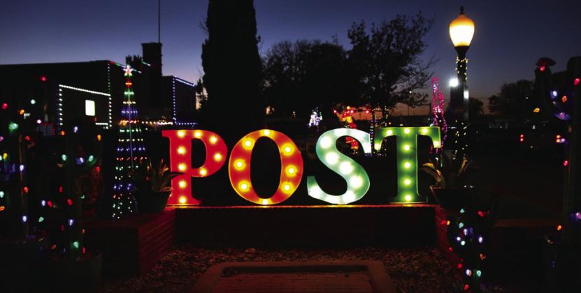 CHRISTMAS DESTINATION A premier West Texas Christmas destination, downtown Post, will‘Light Up’Saturday, December 7, from 10 a.m. - 9 p.m., featuring rides on the Post Toasties Express train, sip-n-shop, food trucks, and Santaland. Parade at 6 p.m. and more shopping. For information, call (806) 495-3461. | PHOTO PROVIDED